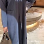 Uni abaya blue